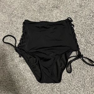 Victoria’s Secret High Rise Black Bikini Bottoms